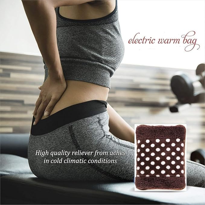 Velvet Hot Water Bag For Pain Relief Massage Heat Pouch