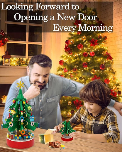 Christmas Tree Building Set with Rotation and Music