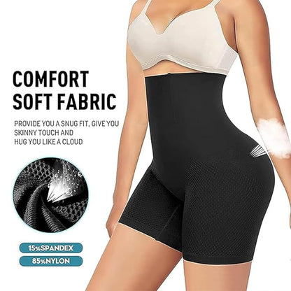 4-in-1 Shaper - Quick Slim Shape Wear Tummy, Back, Thighs, Hips - Black/Efffective Seamless Tummy Tucker (Multicolor, XXL)