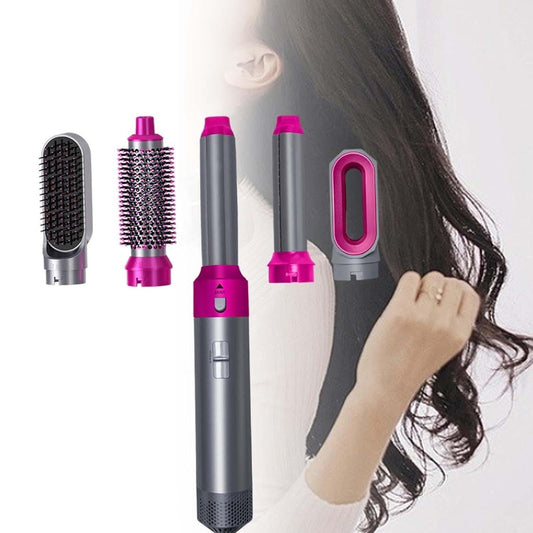 Muti-Functional 5-in-1 Hair Styling Tool Detachable Hot Air Brush Hair Dryer with Comb