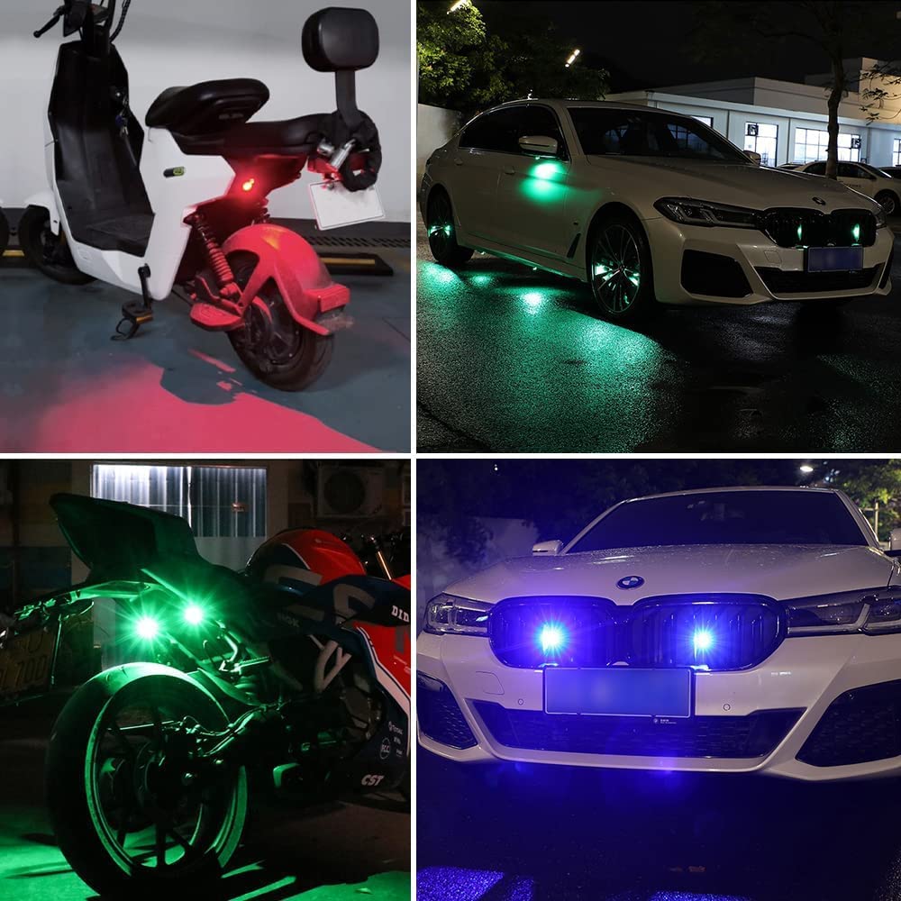 Colors LED Aircraft Strobe Lights & USB Charging LED Aircraft Strobe Lights for Motorcycles Lightweight Signal Light Compatible with All Models of Drones