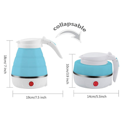 Electric Kettle - Silicone Foldable Electric Water Kettle ( 600 ml )