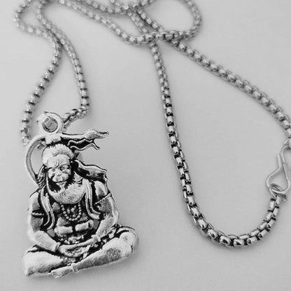 Hanuman Ji Pendant  Chain Religious Jewellery For Men And Women (1 Pc)